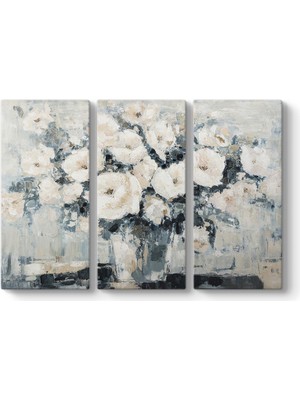 Tabloshop Soyut Vazoda Çiçek Tablosu