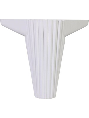 Roma Plastik Ayak Baza Ayağı Koltuk - Kanepe Ayağı Puf - Tv Ünitesi Ayağı 10 cm Beyaz Renk 8 Adet