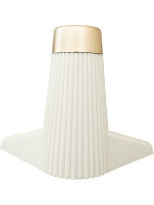 Roma Plastik Ayak Baza Ayağı Koltuk - Kanepe Ayağı Puf - Tv Ünitesi Ayağı 12 cm Beyaz Renk 8 Adet