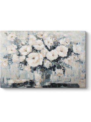 Tabloshop Soyut Vazoda Çiçek Tablosu