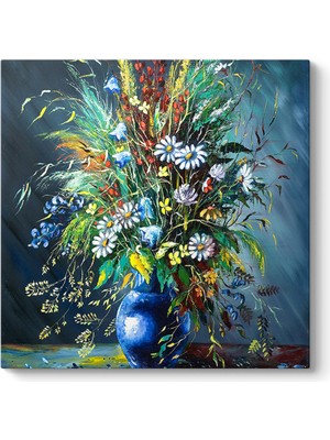 Tabloshop Vazodaki Çiçek Natürmort Tablo