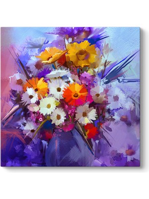 Tabloshop Vazoda Çiçek Aranjmanı Tablosu
