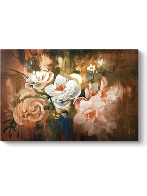 Tabloshop Dijital Çizim Çiçekler Tablosu
