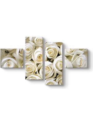 Tabloshop Beyaz Gül Buketi Tablosu