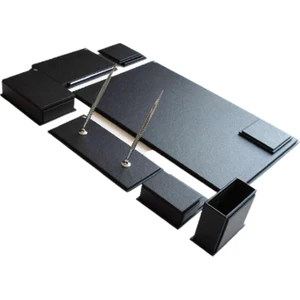 3850-116 Sorty Suni Deri Sümen Takımı Marine Siyah