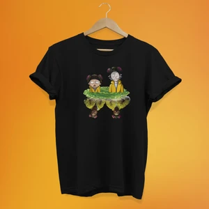 Rick And Morty Bb Baskılı %100 Pamuk Oversize T-Shirt Büyük Beden Tişört