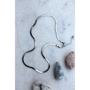 Çelik Italyan Zinciri Yassı Kolye