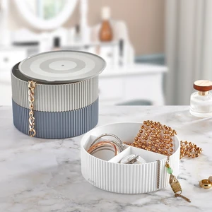 Çok Amaçlı 3'lü Kapaklı Organizer Seti Takı Makyaj Dikiş Kutusu ORG-2007