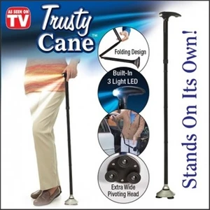 Katlanabilir Işıklı Baston