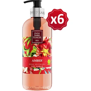 Eyüp Sabri Tuncer Amber Sıvı Sabun 500  ml x 6
