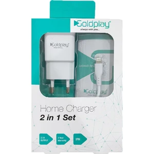 5 Volt 2.1 Amper Iphone Ev Şarj ve Data Kablosu 2 In 1