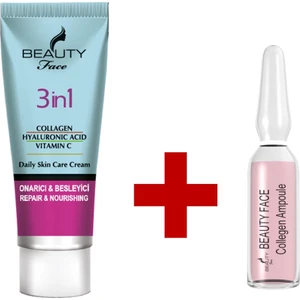 Beauty Face 3in1 Ultra Nem Tutucu  Hyalüronik Asit C Vitamini Bakım Kremi