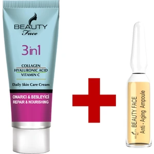 Beauty Face 3in1 Ultra Nem Tutucu  Hyalüronik Asit C Vitamini Bakım Kremi
