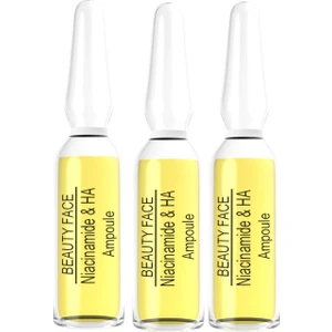 Beauty Face Aydınlatıcı Ton Dengeleyici Yaşlılık Karşıtı Niacinamide Hyalüronik Asit Serum 2 ml (3 A