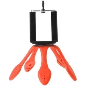 Esnek Kıvrılabilir Elastik Mini Ahtapot Tripod Stand Kırmızı