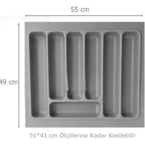 Çekmece Içi 55X49 Kaşıklık Bıçaklık Mutfak Çekmece Içi Ücretsiz Kesim