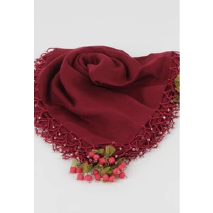 ALLURİNG Kiraz Oyalı El Işlemeli Boncuklu Eşarplar