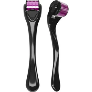 Dermaroller 0,5 mm 540 Iğneli Cilt Yenileme Aleti + Jade Roller 2'li Yeşim Taşı Masaj Aleti