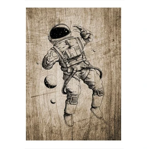 Astronot Mdf Poster