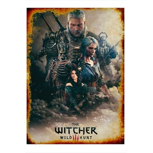 The Witcher Posteri Art Mdf Tablo