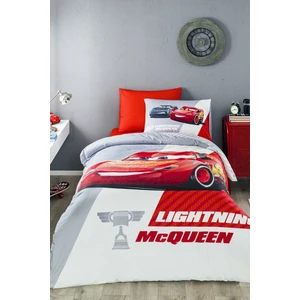 Cars Piston Cup Tek Kişilik Disney Lisanslı Lastikli Fitted Çarşaf Çocuk Nevresim Takımı