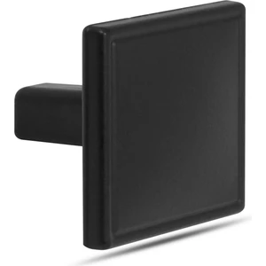 BADEM10 Art Düğme Kulp Kare Çekmece Dolap Kapak Kulpu Kulbu Metal Mat Siyah