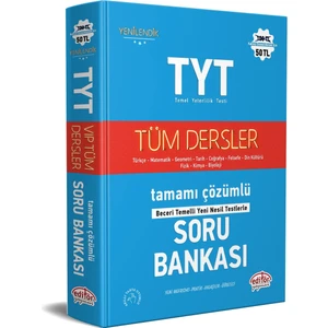 Editör Yayınları TYT Tüm Dersler Tamamı Çözümlü Soru Bankası