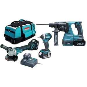 DLX3070TX 18V 5.0AH Akülü 3'lü Kombine Set