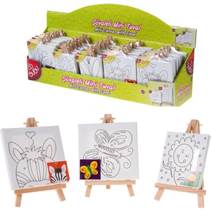 11X11 cm Şovalyeli Mini Tuval BU00052