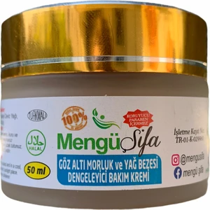 Mengü Şifa Göz Altı Morluk ve Yağ Bezesi Dengeleyici Bakım Kremi 50 ml