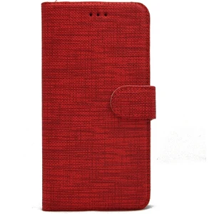 Samsung Galaxy A20S Kılıf Kartvizitli Exclusive Spor Cüzdan Kırmızı