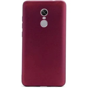 Xiaomi Redmi 5 Plus Kılıf Premier Silikon Arka Kapak Mürdüm