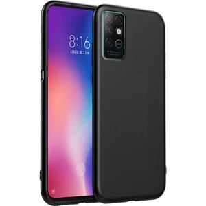 Infinix Note 8 Kılıf Premier Mat Soft Silikon Siyah
