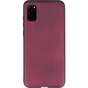 Samsung Galaxy S20 Kılıf Premier Silikon Esnek Koruma Mürdüm