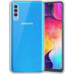 Samsung Galaxy A30S Kılıf Kamera Korumalı Şeffaf Silikon Şeffaf