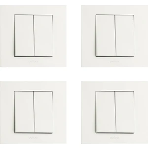 Grano Beyaz Komütatör Çerçeveli 4 ADET