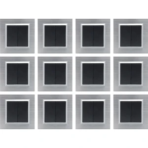 Quantum Gümüş Komütatör Çerçeveli 12 ADET