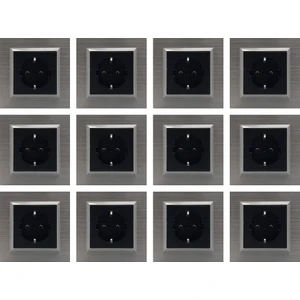 Quantum Bakır Topraklı Priz Çerçeveli 4 ADET