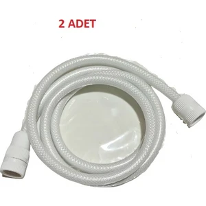 (2 Adet) 1,5 Metre Pvc Duş Hortumu Yüksek Kalite