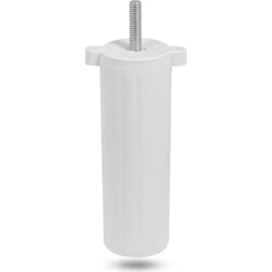 Ayarlanabilir Mobilya Kanepe Baza Koltuk Destek Ayağı M8 Civata Ayarlı Beyaz Ayakları 14 Cm