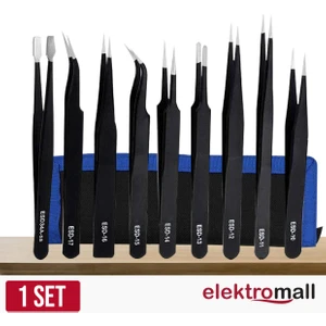 9 Adet Esd Paslanmaz Cımbız Seti