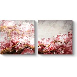 Pink Color Tree Tablo