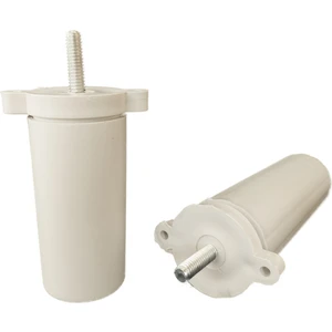 Orta Plastik Mobilya Koltuk Kanepe Ayağı 8 Adet Beyaz 10 - 14 cm 5/16 Vida (Vida Ölçüsüne Dikkat)
