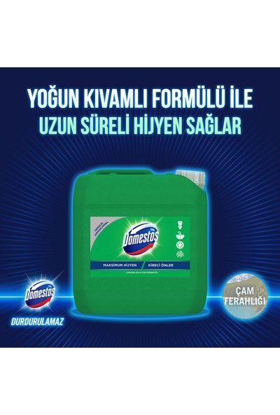 Domestos Yoğun Kıvamlı Çamaşır Suyu Maksimum Hijyen Çam Ferahlığı 3240 ml 1 Adet