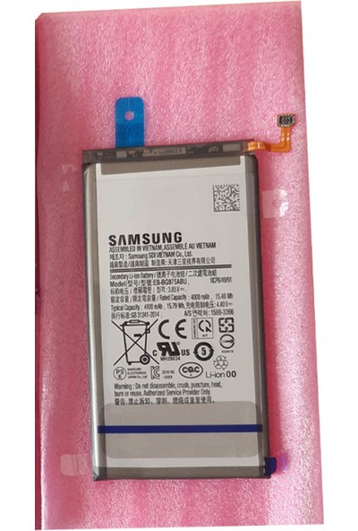 Bizim Stok Kvk Teknik Servisinden Tedarik Samsung Galaxy S10 PLUS - G975F Batarya Pil