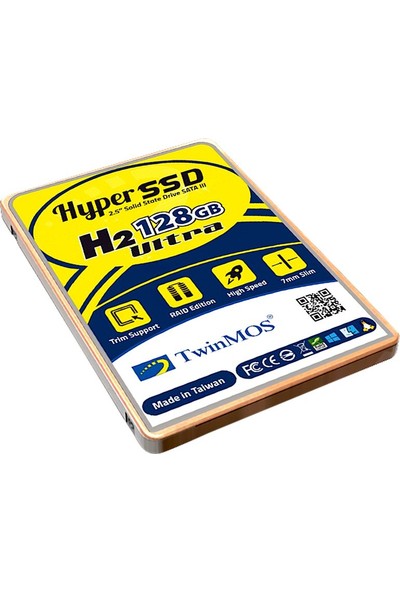 TwinMOS 128GB 2.5" SATA3 SSD 580-550Mb/s (TM128GH2U)