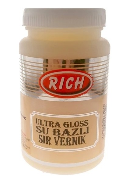 Ultra Gloss Su Bazlı Sır Vernik 250 cc