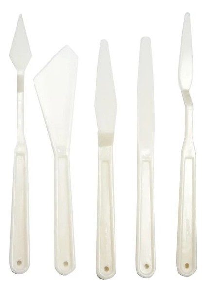 Plastik Spatül 5'li Set
