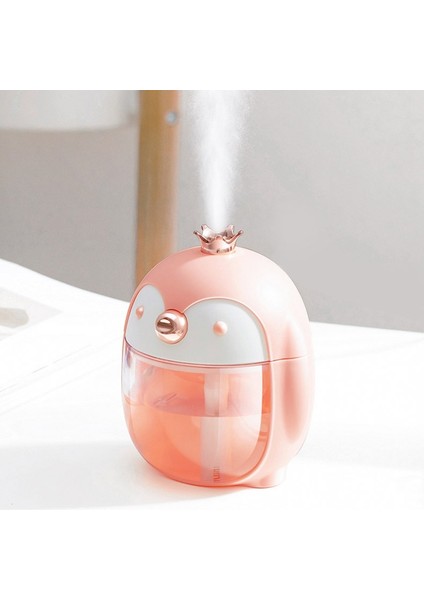 H02 Sevimli Pet Penguen Mini USB Hava Nemlendirici Ev - Pembe (Yurt Dışından) fiyatları