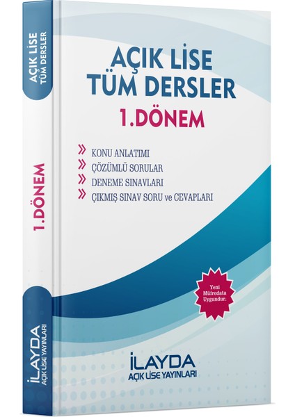 Açık Öğretim Lisesi 1. Dönem Tüm Dersler Yardımcı Ders Kitabı